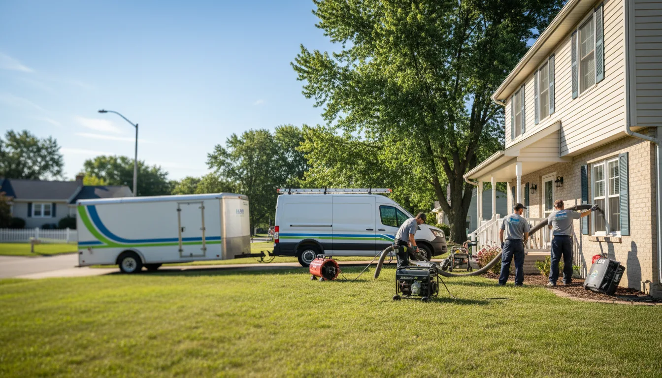 Flooded Basement Restoration And Cleanup With Repair in Lakeside, NE near me